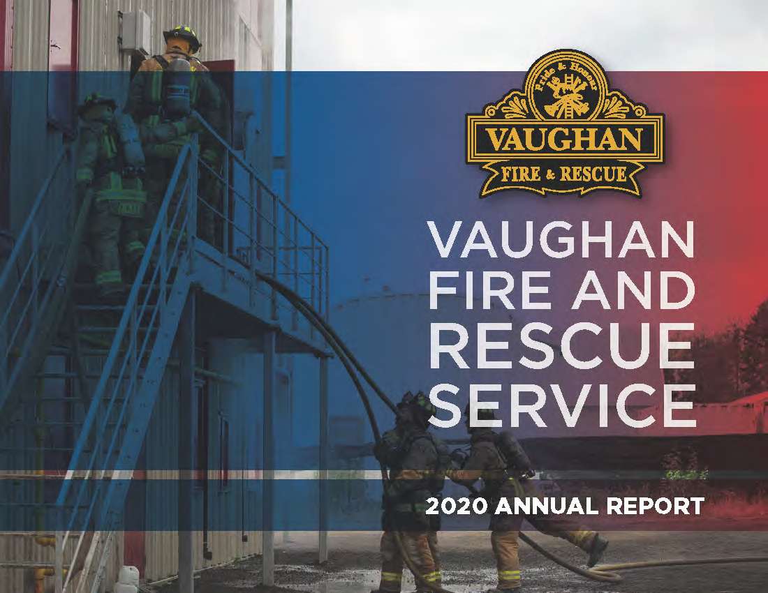 2020 Vaughan Fire and Rescue Service Annual Report