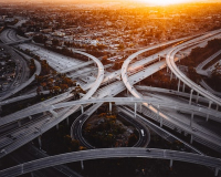 complicated overpass system