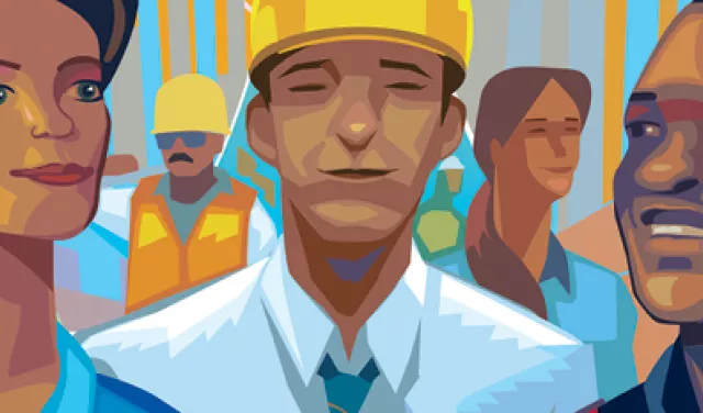 Photo of public works professionals 