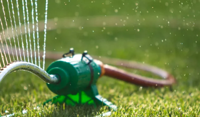 photo of water sprinkler