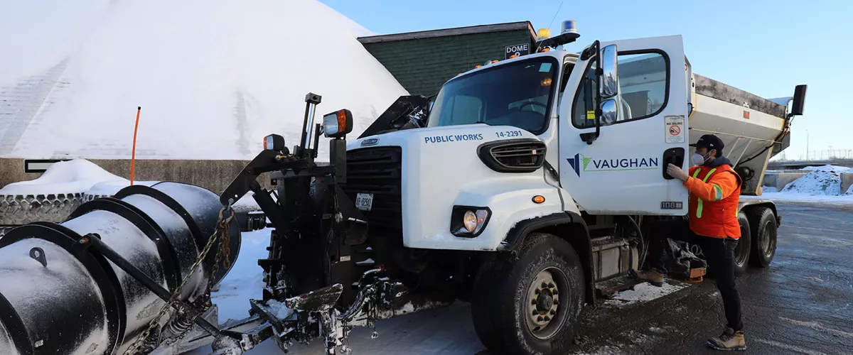 A snow plow.
