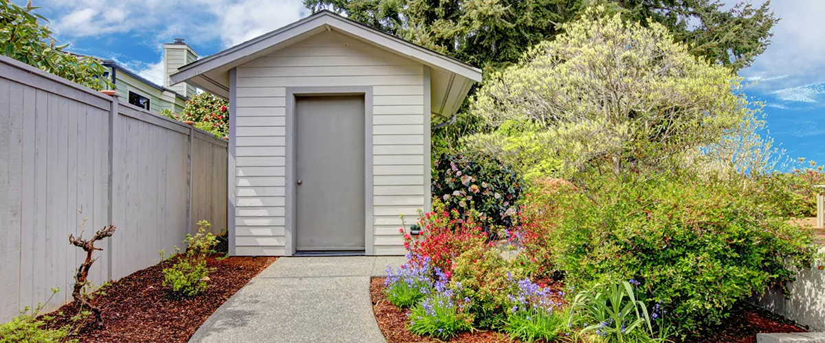 A garden shed.