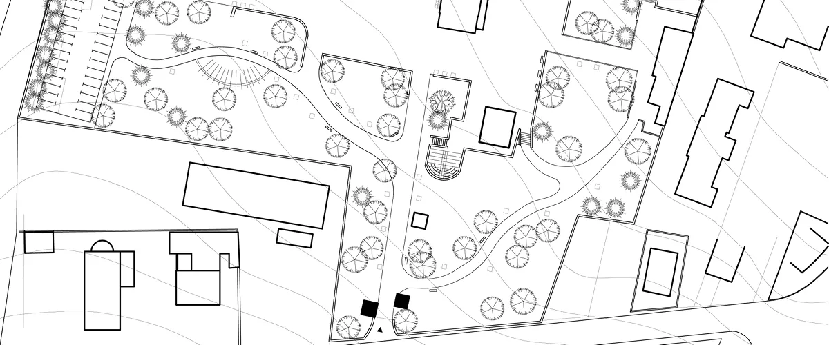 A snippet of blueprints of Concord West Urban Design Framework and Streetscape plan.