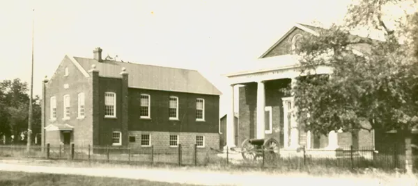 Image of Vellore School and Township Hall from 1927