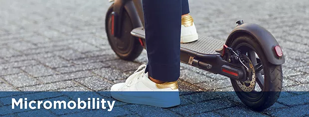 Micromobility Banner - Image of scooter
