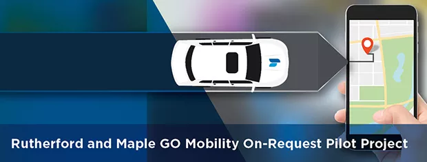 Rutherford and Maple GO Mobility On-Request Banner