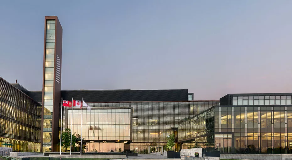 City Hall at dusk