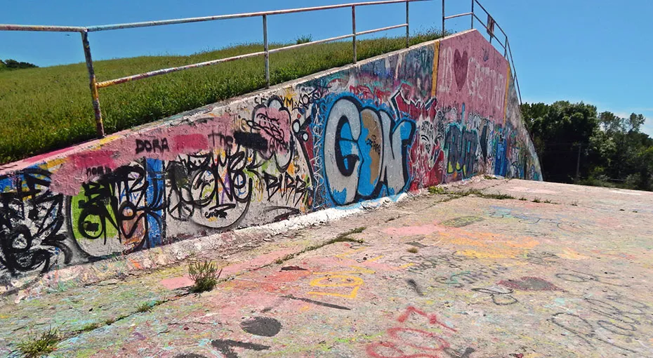 graffiti on public property