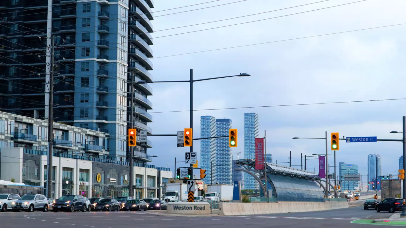 Image of Highway 7 and Weston Road area