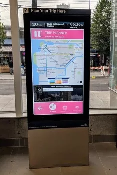 Provide Transit Information Kiosks at Major Destinations