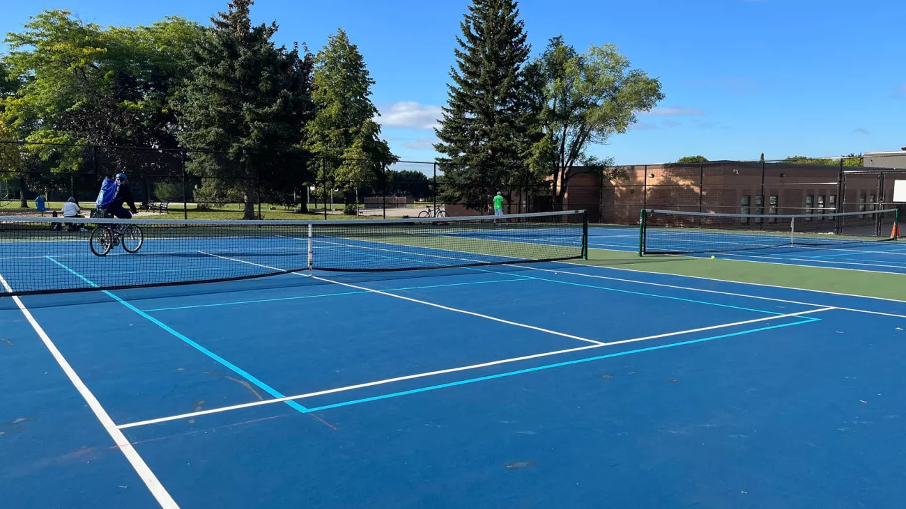 pickleball court