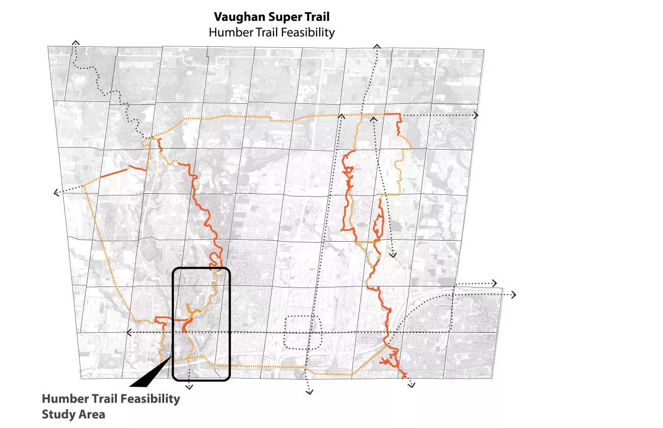 Humber Trail Location Map