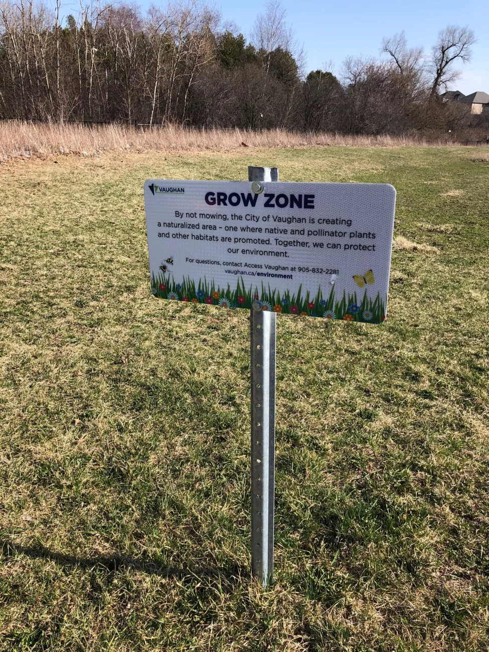 Grow Zone Sign