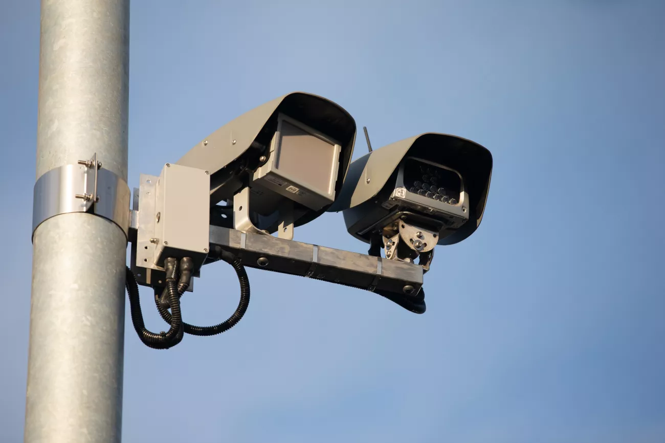 Automated speed enforcement camera