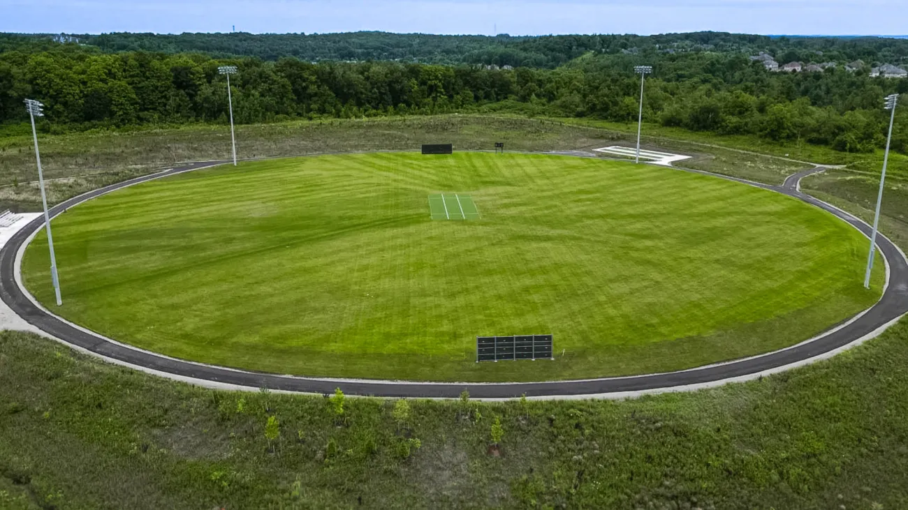 Cricket field at NMRP