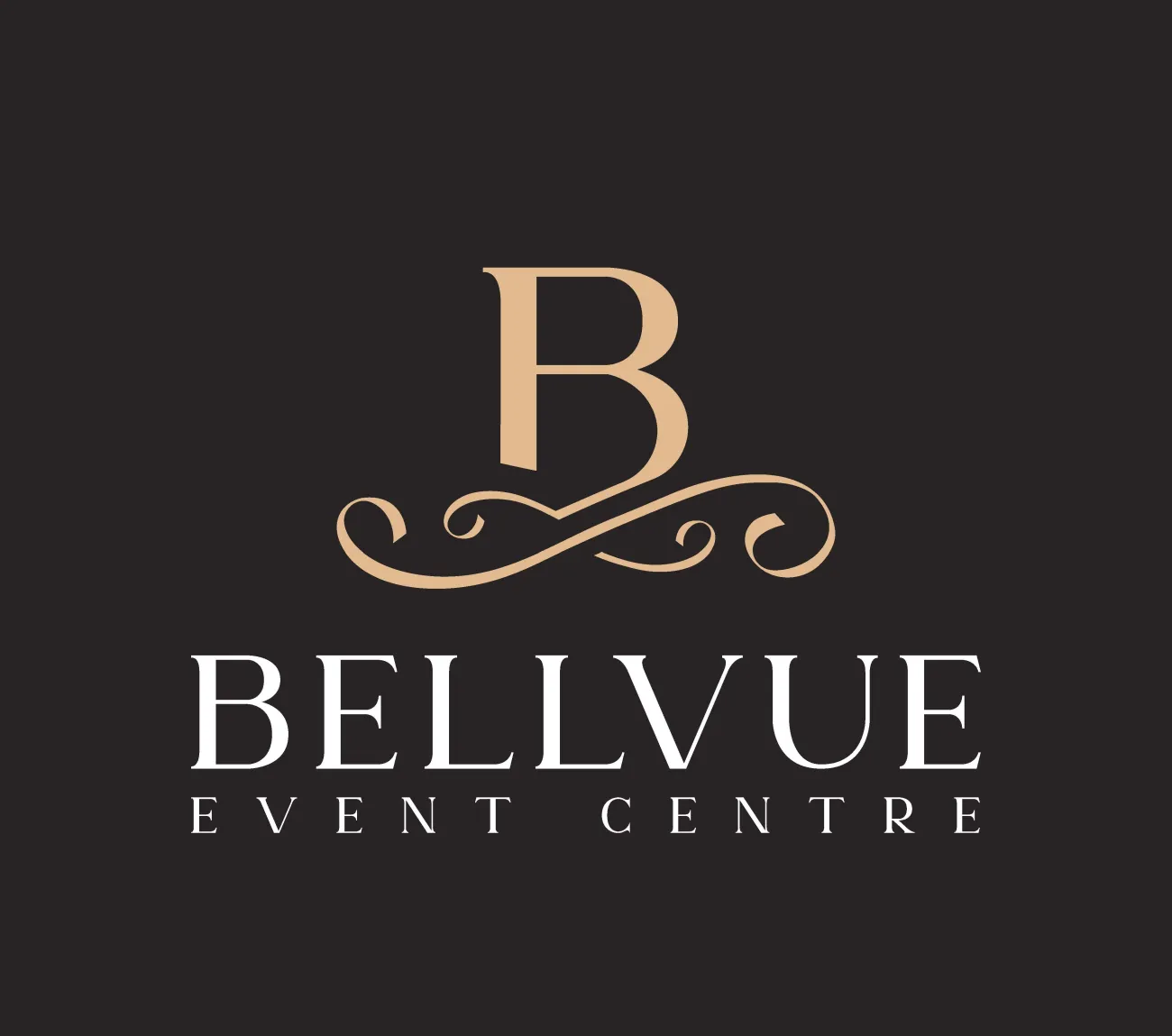 Bellvue Event Centre with a large B as part of the logo