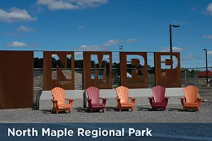north maple regional park sign
