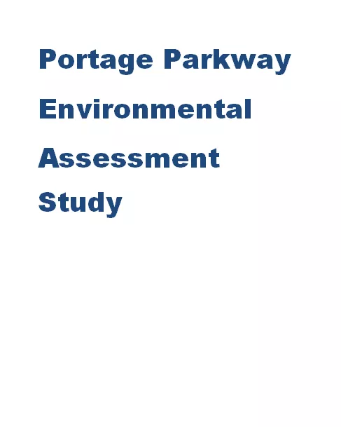 Portage Parkway Environmental Assessment Study
