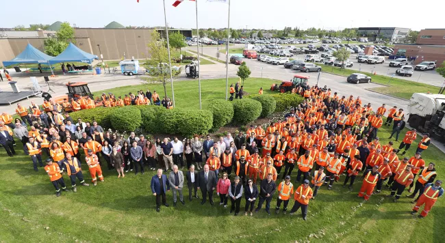 Group of Public Works staff