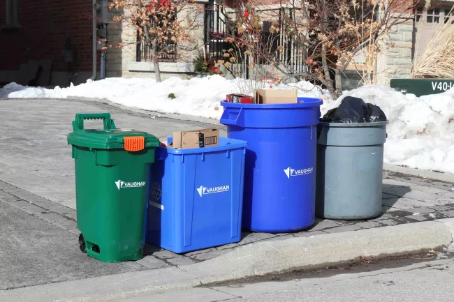 Vaughan waste bins