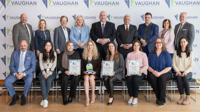 The City's Events team with Members of Council 