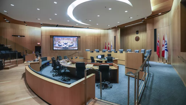 Vaughan Council Chambers