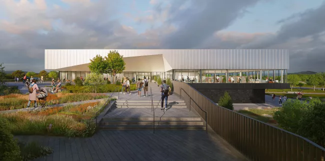 Exterior rendering of Carrville Community Centre