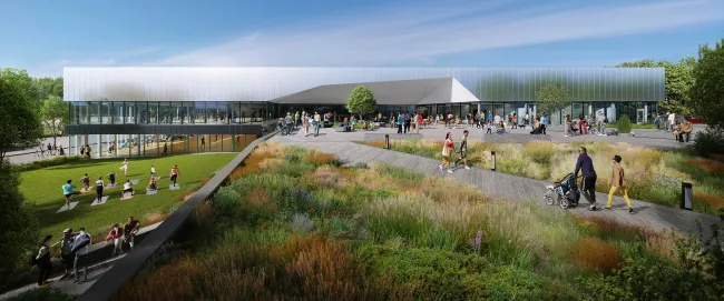 Exterior rendering of Carrville Community Centre