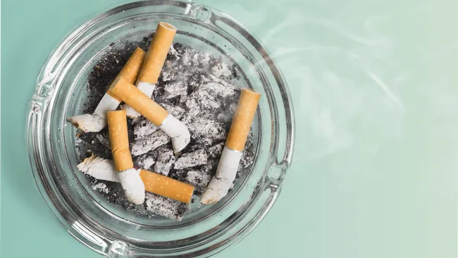 cigarette butts