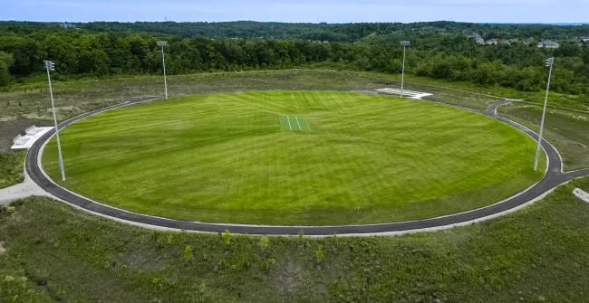 photo of cricket field