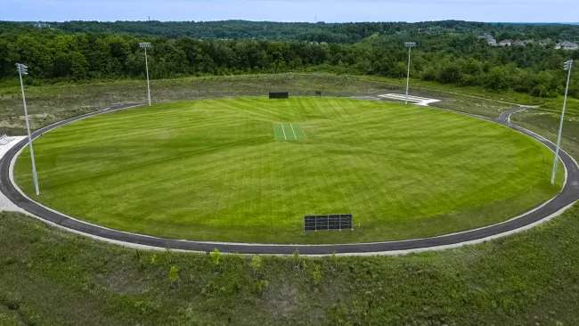 Cricket field at NMRP