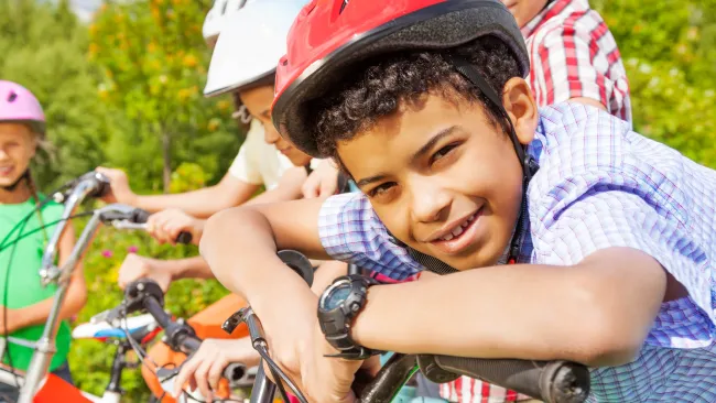 Kids on bikes