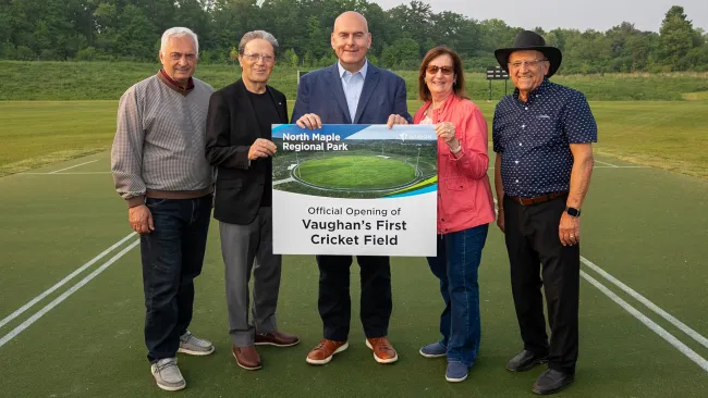 Mayor and Council at NMRP Cricket Field