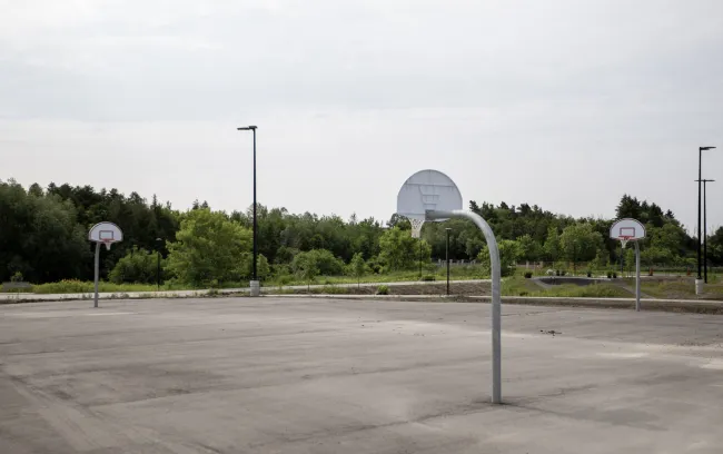Basketball court at Carrville Community Centre