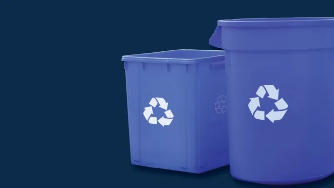 blue boxes on a navy blue background