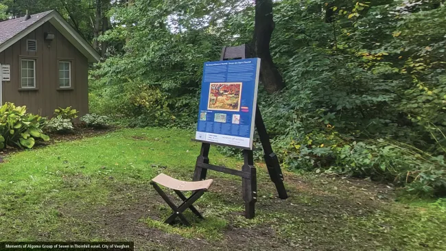Group of Seven easel