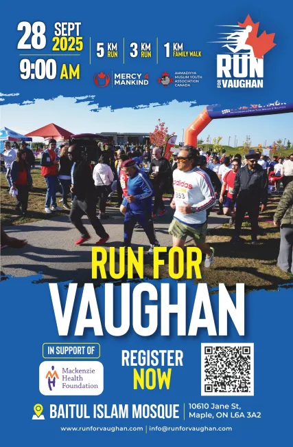 Run for Vaughan promotional flyer
