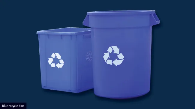 blue boxes on a navy blue background