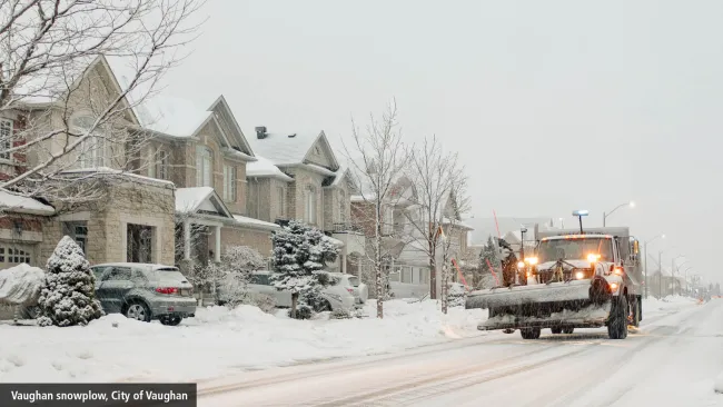 Let it snow – Vaughan is ready to go!