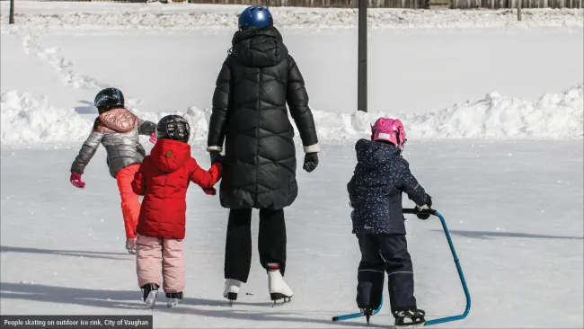 Vaughan’s outdoor ice rinks are NOW OPEN!