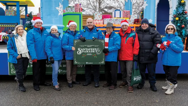 Christmas spirit was spread throughout the community at Vaughan’s Santafest Parade!
