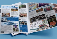 An inside page of the 2025 summer issue of City Hall Connects