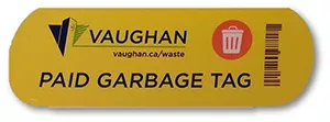 garbage tags