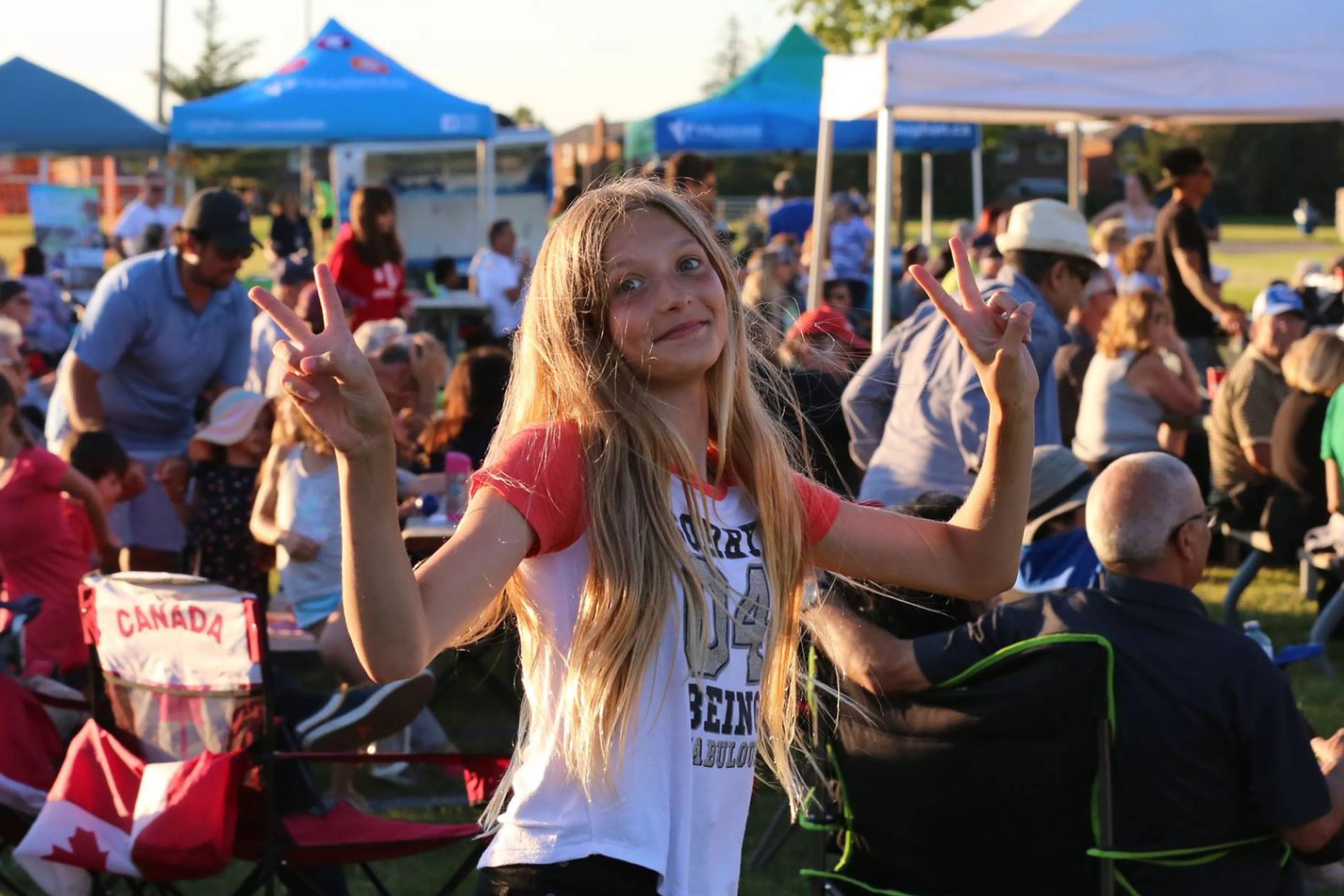 Image of a child at an event