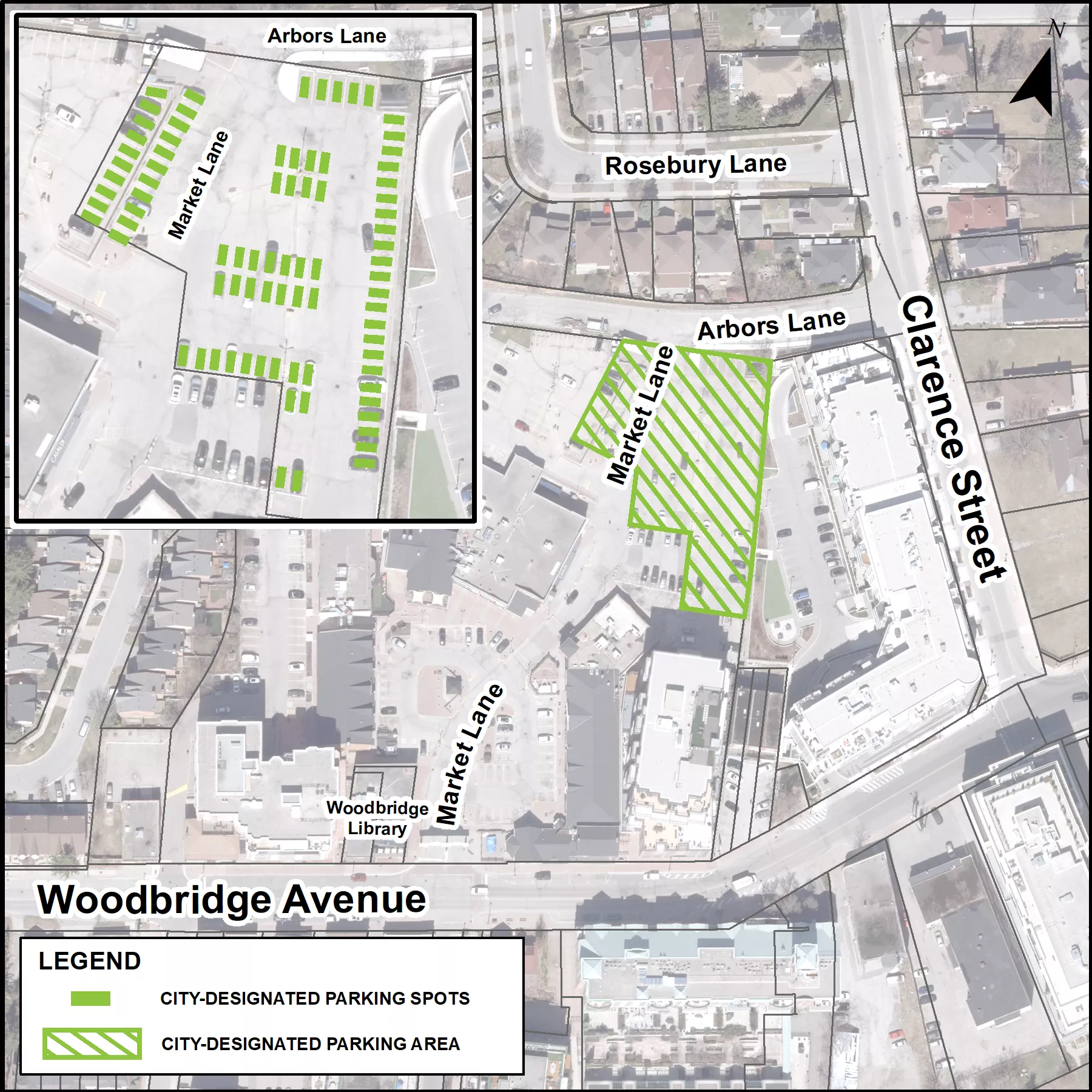 Woodbridge Avenue Marketland Parking Area