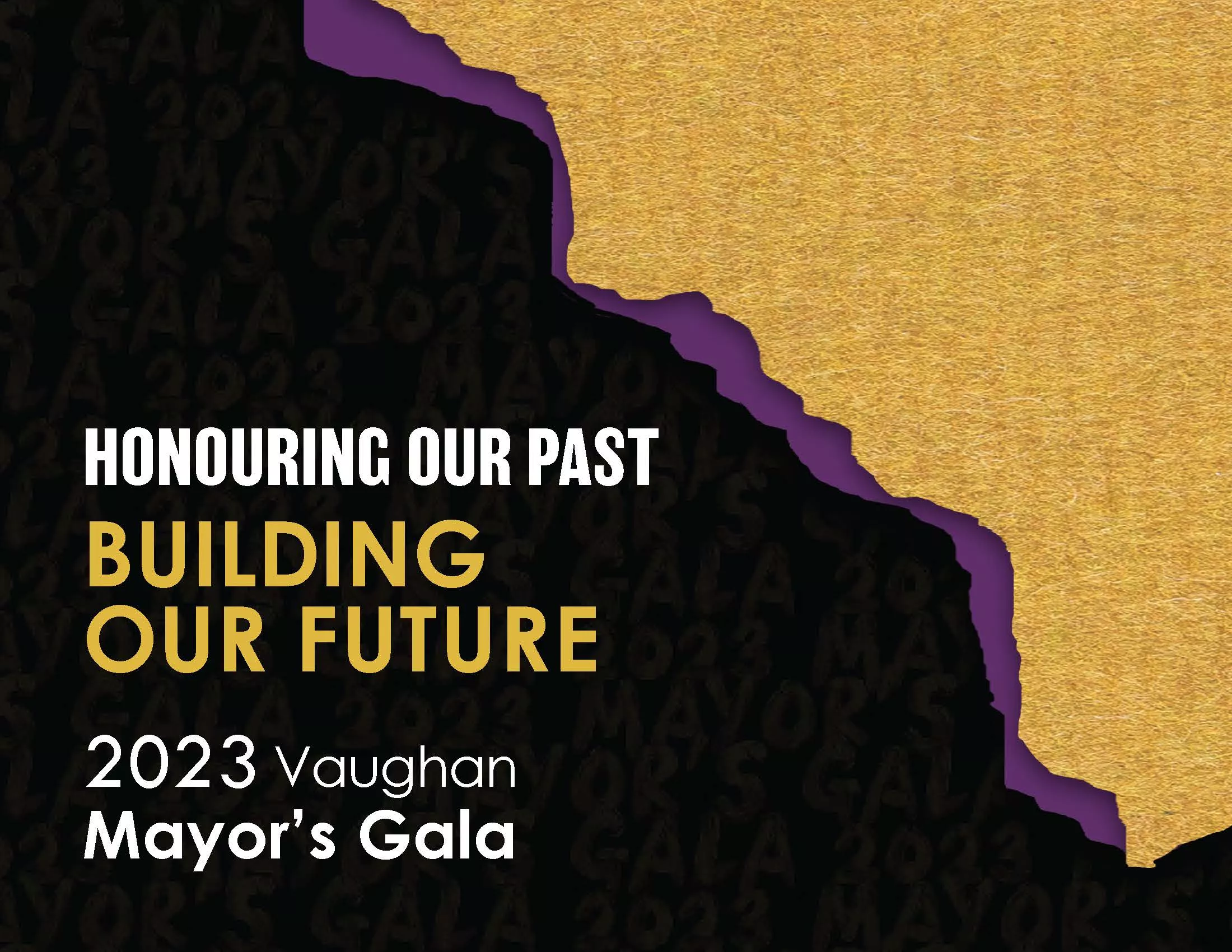 2023 Vaughan Mayor's Gala Honouring Our Past Building Our Future 
