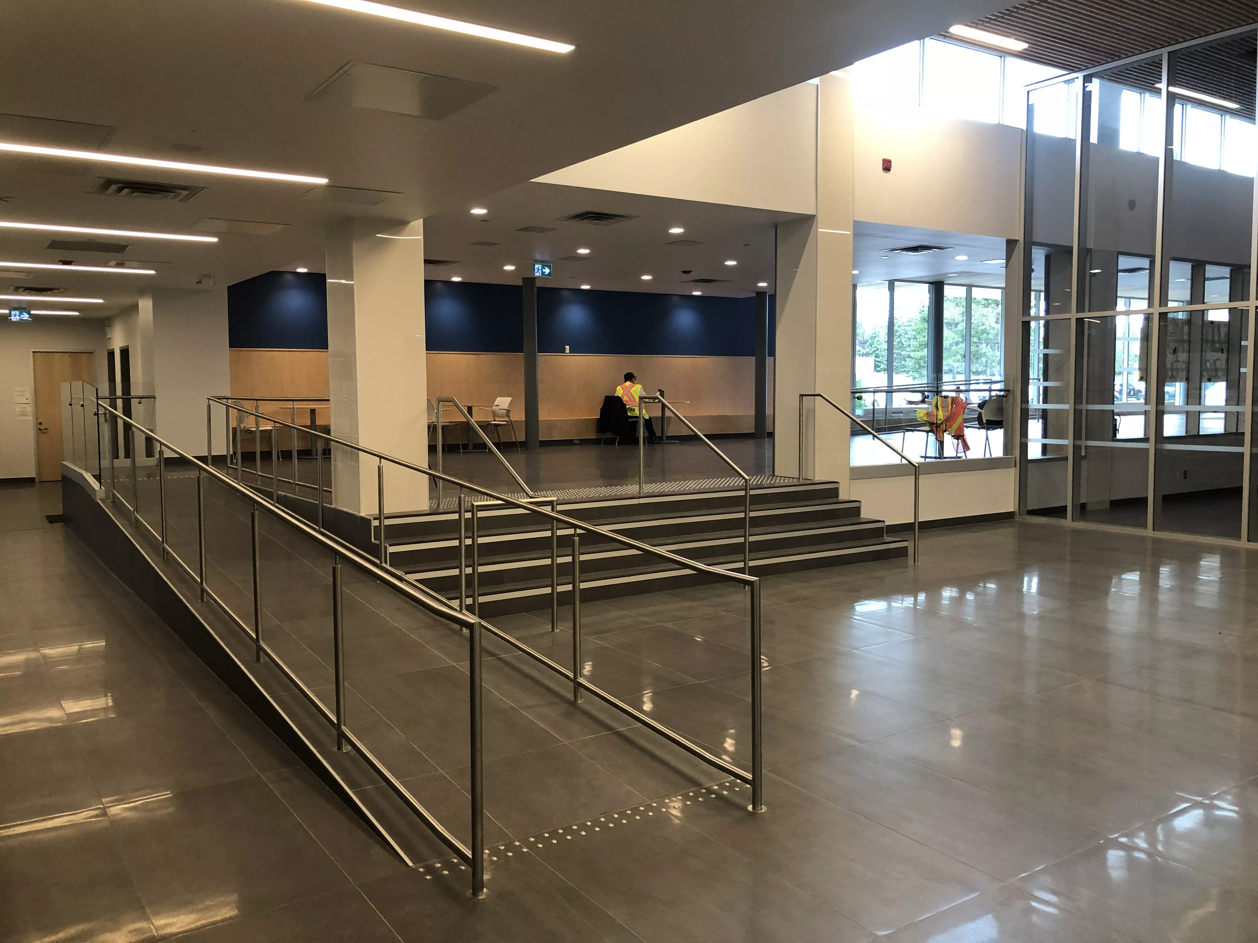 Image of new west entrance lobby
