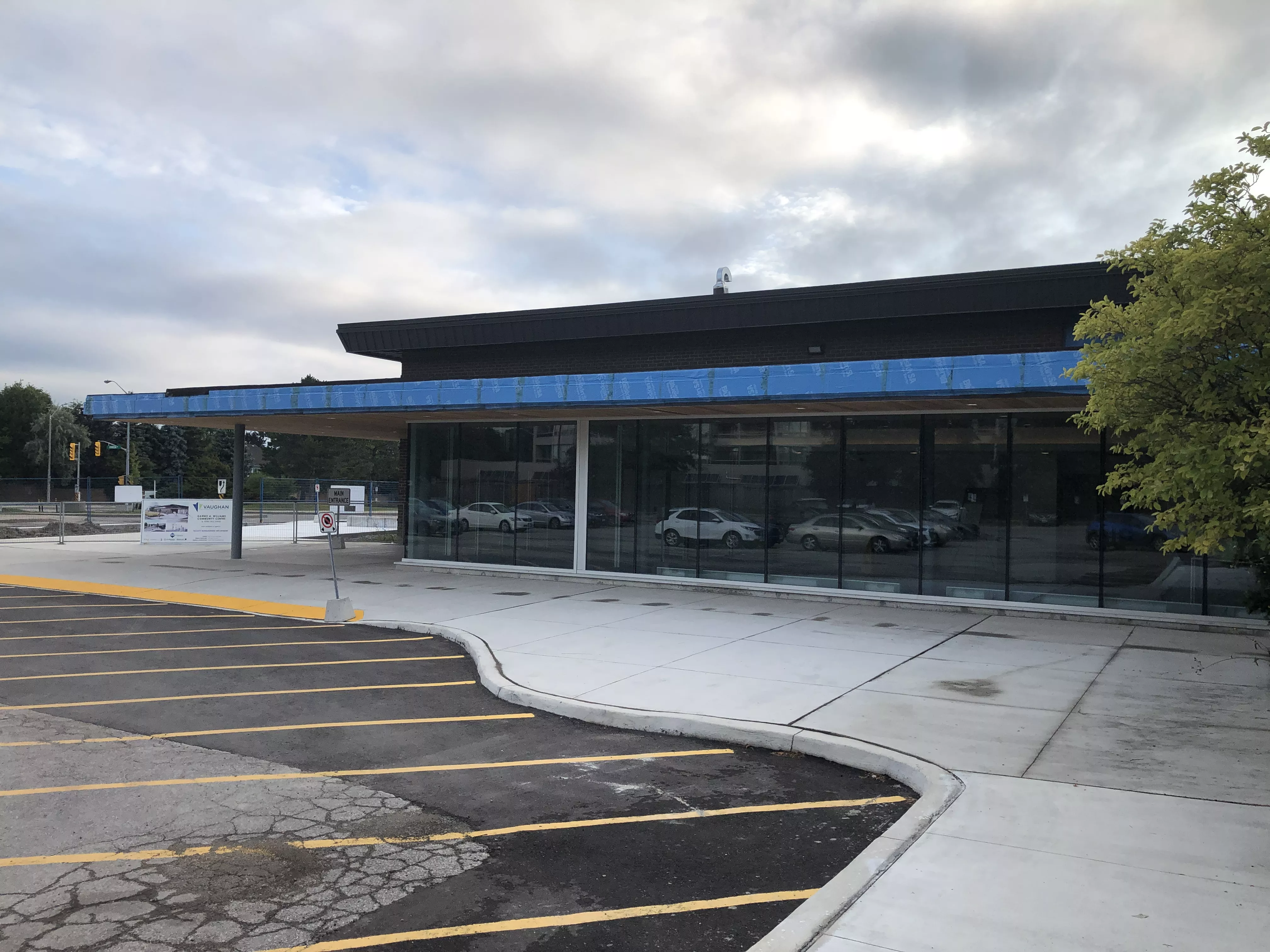 Image of new west main entrance
