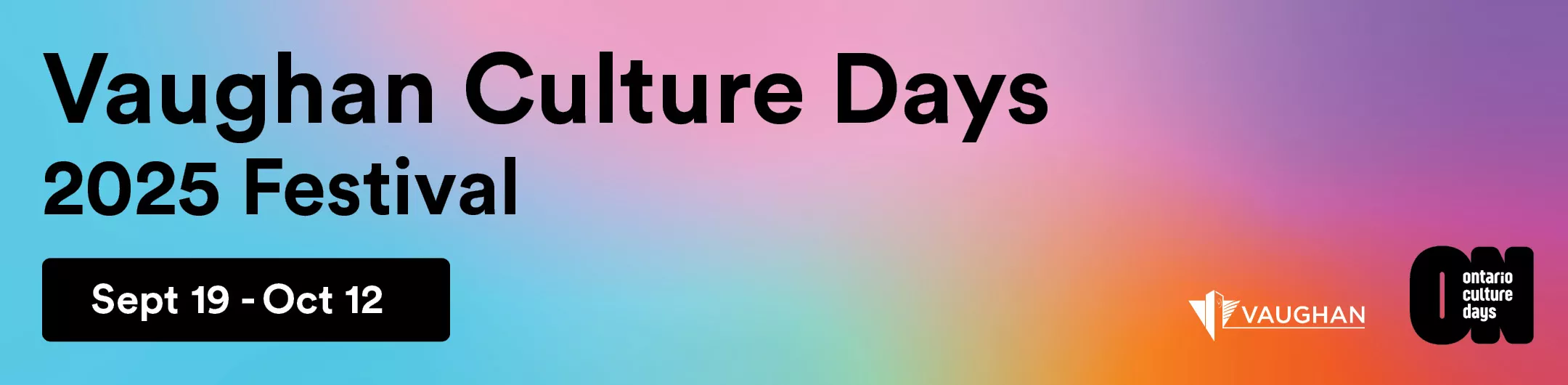 Culture Days 2025 VOL Banner