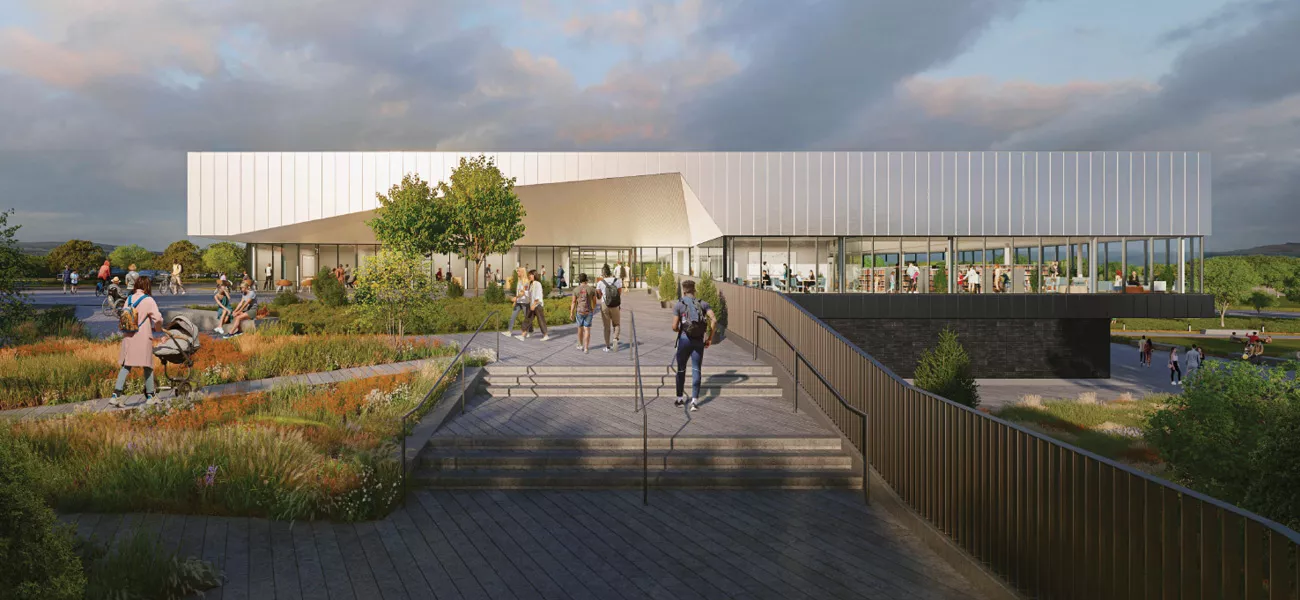 A rendering of the new Carrville Community Centre
